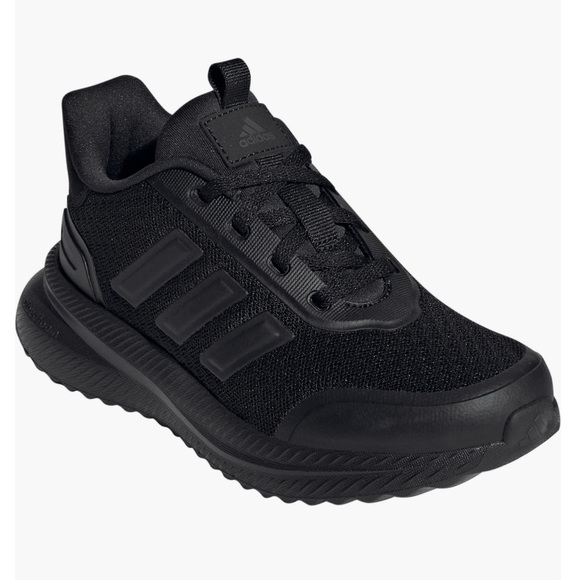Adidas Triple Black Athletic Running Sneaker Big Kids - Picture 1 of 7
